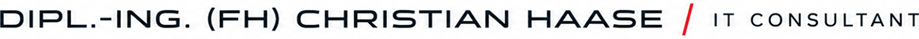 Dipl.-Ing. (FH) Christian Haase / IT Consultant